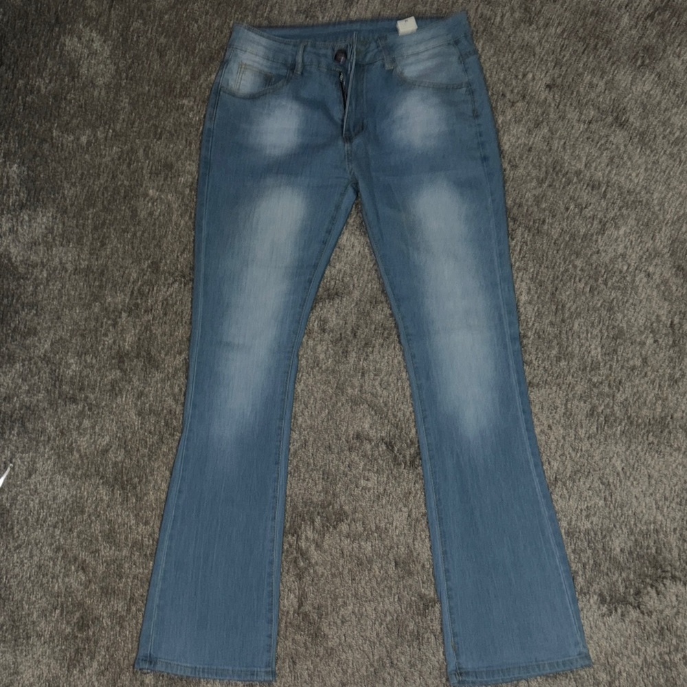 Women’s Light Blue Stretch Bootcut Jeans